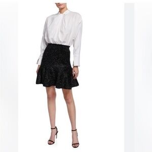 Emporio Armani Metallic Mini Skirt NWT